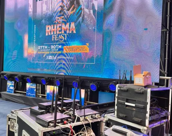 Event equipment delivery and professional setup across Nairobi