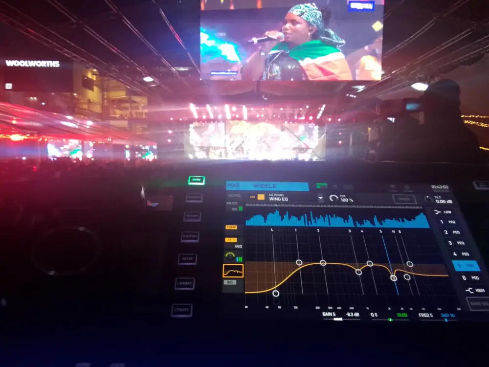 Live event production and sound engineering by Backline Concepts in Nairobi, Kenya
